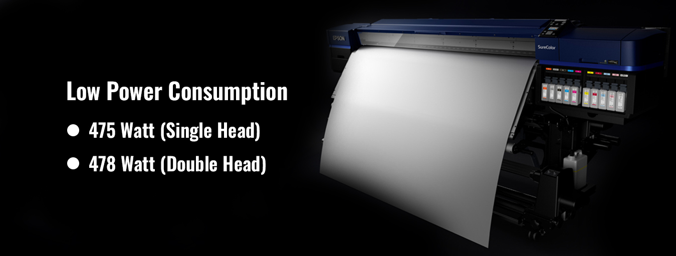 EPSON SureColor Eco-Solvent Printer Low Power Consumption