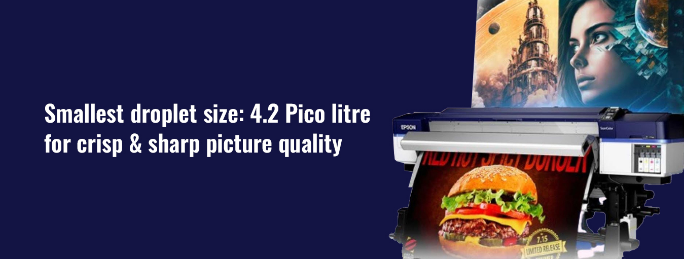 EPSON SureColor Eco-Solvent Printer Smallest Droplet